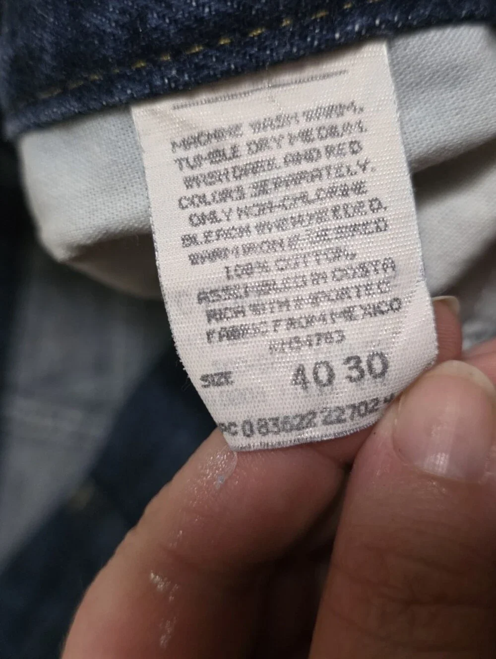 Mens LEE Jeans Size 40x30